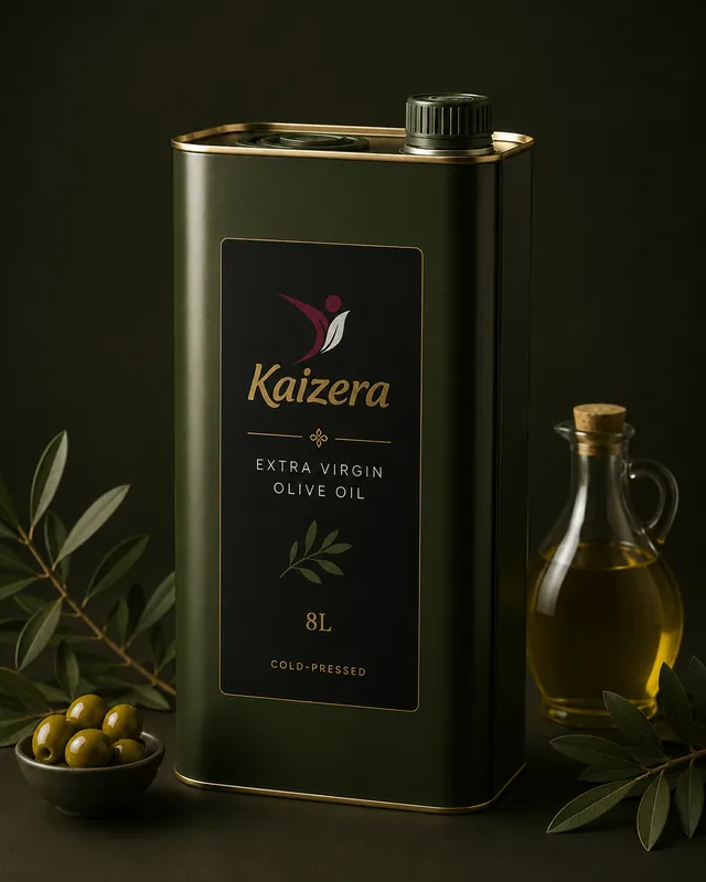KAIZERA extra virgin olive oil tin